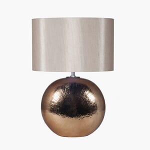 ALPHA BRONZE TABLE LAMP INK. SHADE