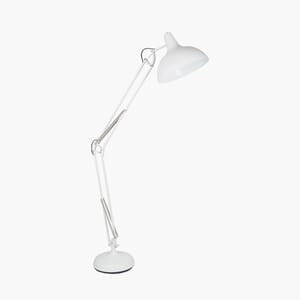 ALONZO FLOOR LAMP MATT WHITE