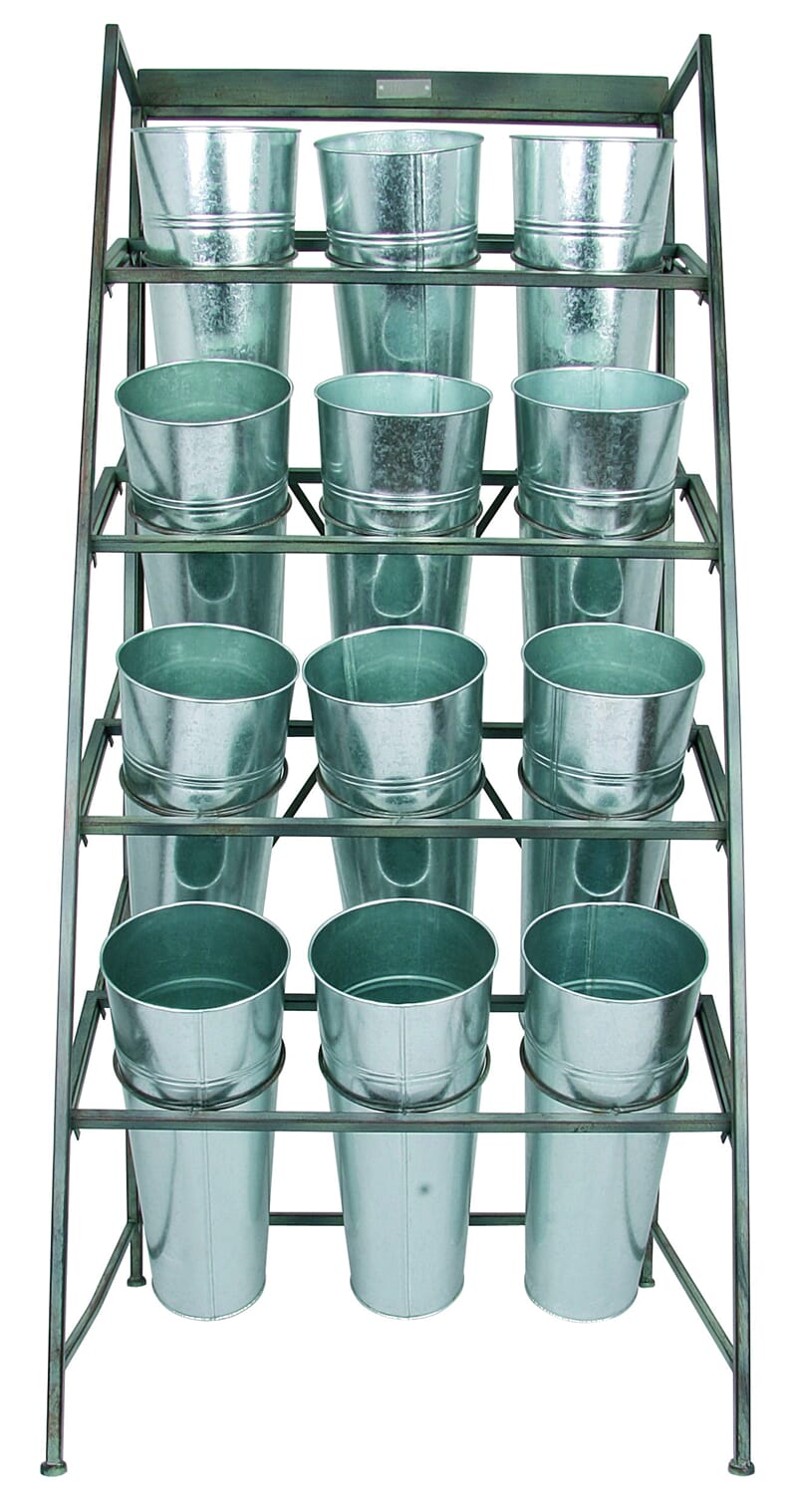 FLOWER DISPLAY METAL 12 BUCKETS Trend Collection AS