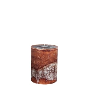 LUDO CANDLE Ø10X15 COCOABROWN