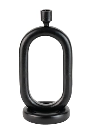 MORA CANDLE STAND BLACK