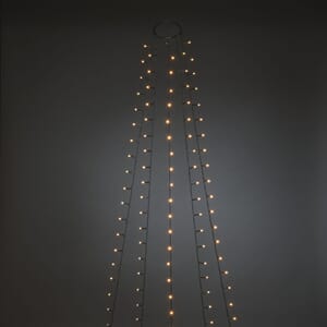 Appstyrt ringslynge 2,4 m 5x40 amber LED