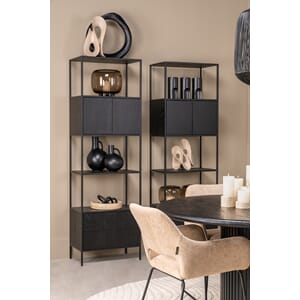 IMPERIAL CABINET BLACK 60x35x190
