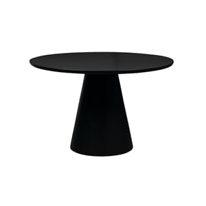 OHIO DINING TABLE ROUND BLACK Ø120X76