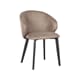 LOGAN DINING CHAIR TAUPE MICROSUEDE