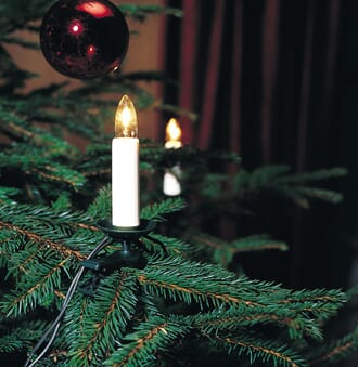 Juletrebelysning 16 lys straight line