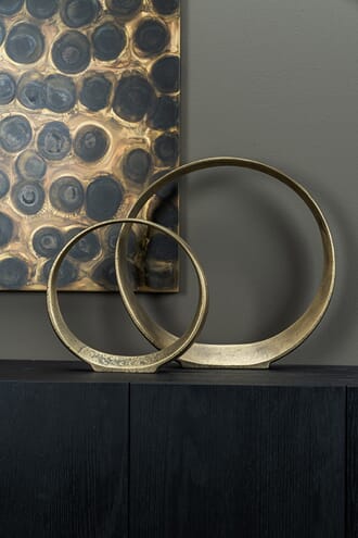 SCULPTURE ROUND GOLD S