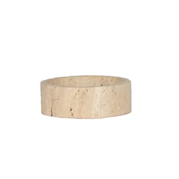 TRAVERTINE PILLAR CANDLE HOLDER S