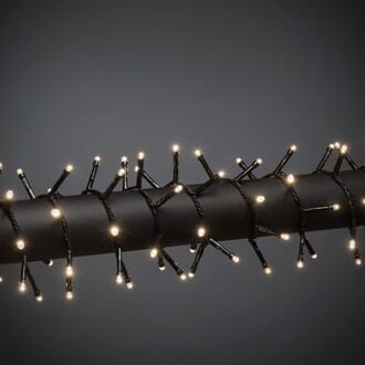 Cluster slynge 200 varmhvite LED