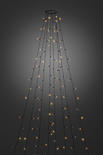 Appstyrt ringslynge 4,0 m 8 x 50 amber LED