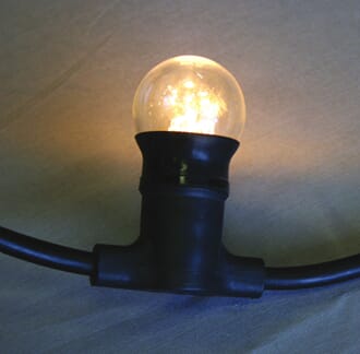 6,0m 12 stk lampeholdere 0,5m avstand