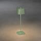Capri bordlampe grønn med dimmer 37 cm