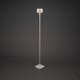 Nice oppladbar gulvlampe hvit