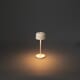 Lille mini bordlampe sand oppladbar
