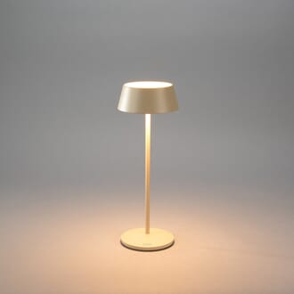 Menton USB bordlampe matt sand