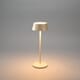 Menton USB bordlampe matt sand