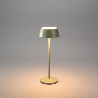 Menton USB bordlampe matt grønngrå