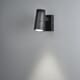 Andria vegg 9W LED sort