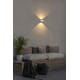 Gela opp/ned hvit 2x6 W LED