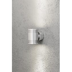 Monza opp/ned 12x1W high power LED aluminium
