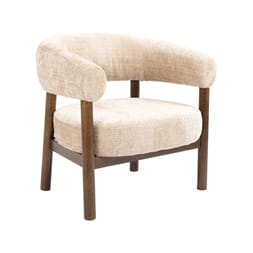 ALEGRA LOUNGE CHAIR BEIGE/SMOKE