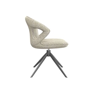 ZURICH DINING CHAIR NATURAL ROYAL BOUCLE/BLACK