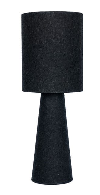 ATTICA TABLE LAMP BLACK 22x22x61cm