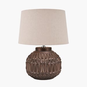 ANNELI BRONZE TABLE LAMP INK. SHADE
