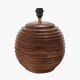 PEMBURY BROWN WOOD TABLE LAMP