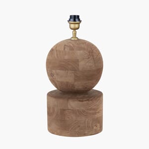 ZIVA ANTIQUE WOOD TABLE LAMP