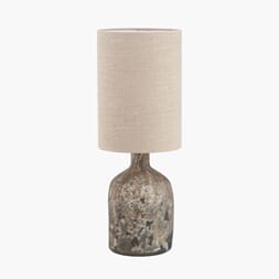PALMINO BROWN TABLE LAMP INK. SHADE