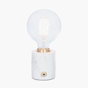 FROWICK MARBLE & GOLD BULB HOLDER