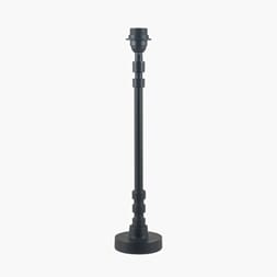 RHODE MATT BLACK STICK METAL TABLE LAMP