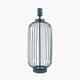 DANIA MATT BLACK TABLE LAMP 52 CM