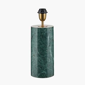 KIORINI GREEN MARBLE TABLE LAMP