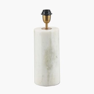 KIORINI WHITE MARBLE TABLE LAMP
