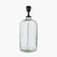 OPHELIA GREY BUBBLE GLASS TABLE LAMP