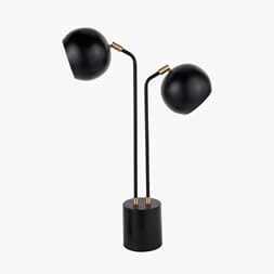 BAILEY BLACK METAL TABLE LAMP