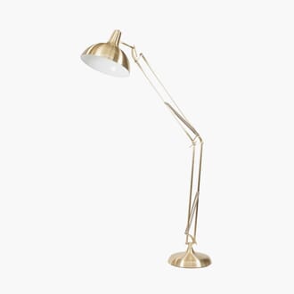 ALONZO FLOOR LAMP BRASS