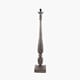 ALIA GREY WASHED TURNED MANGO WOOD FLOOR LAMP