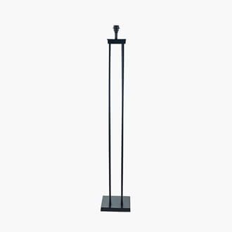 LANGSTON MATT BLACK METAL FOUR POST FLOOR LAMP