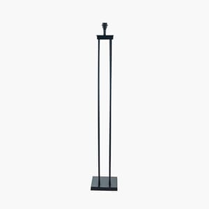 LANGSTON MATT BLACK METAL FOUR POST FLOOR LAMP