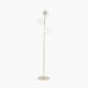 ASTEROPE WHITE ORB AND GOLD METAL FLOOR LAMP