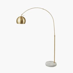 FELICIANI BRUSHED BRASS METAL FLORR LAMP