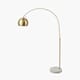FELICIANI BRUSHED BRASS METAL FLORR LAMP