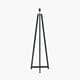 WHITBY MATT BLACK WOOD TAPERED FLOOR LAMP