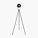 AUDEN BLACK METAL TRIPOD FLOOR LAMP