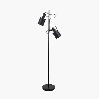 ARON BLACK METAL FLOOR LAMP