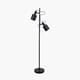 ARON BLACK METAL FLOOR LAMP