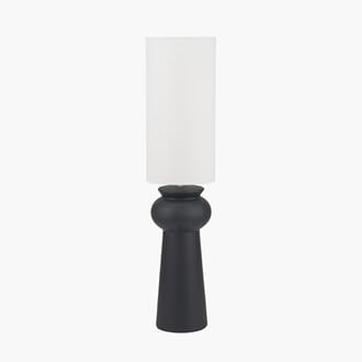 SLOANE BLACKFLOOR LAMP INK. SHADE